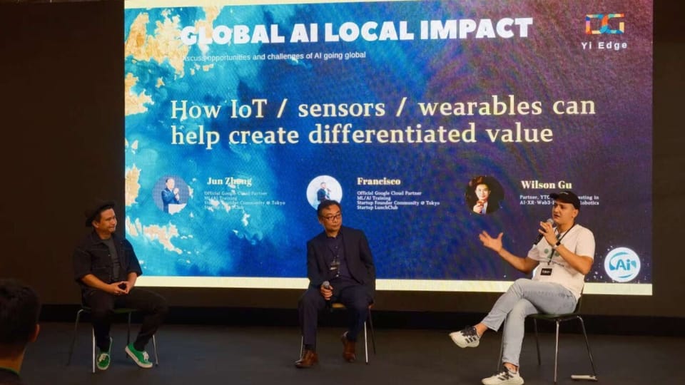 Tokyo Innovation Baseにて開催された「GLOBAL AI LOCAL IMPACT」にて弊社代表が登壇しました